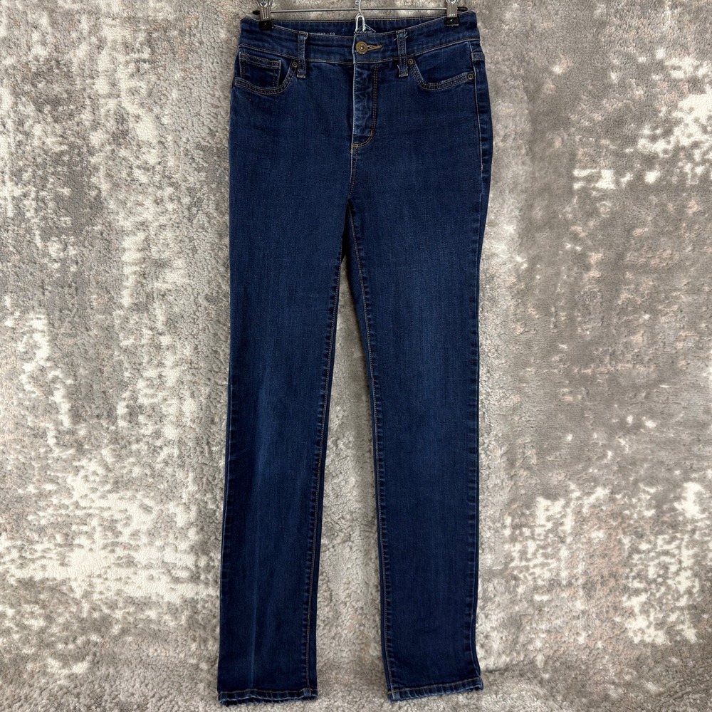 St. John's Bay Size 2T Straight Leg Denim Blue Jeans Womens
